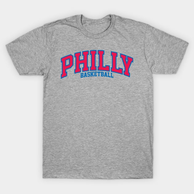 Philly Basketball 1 T-Shirt by Center City Threads